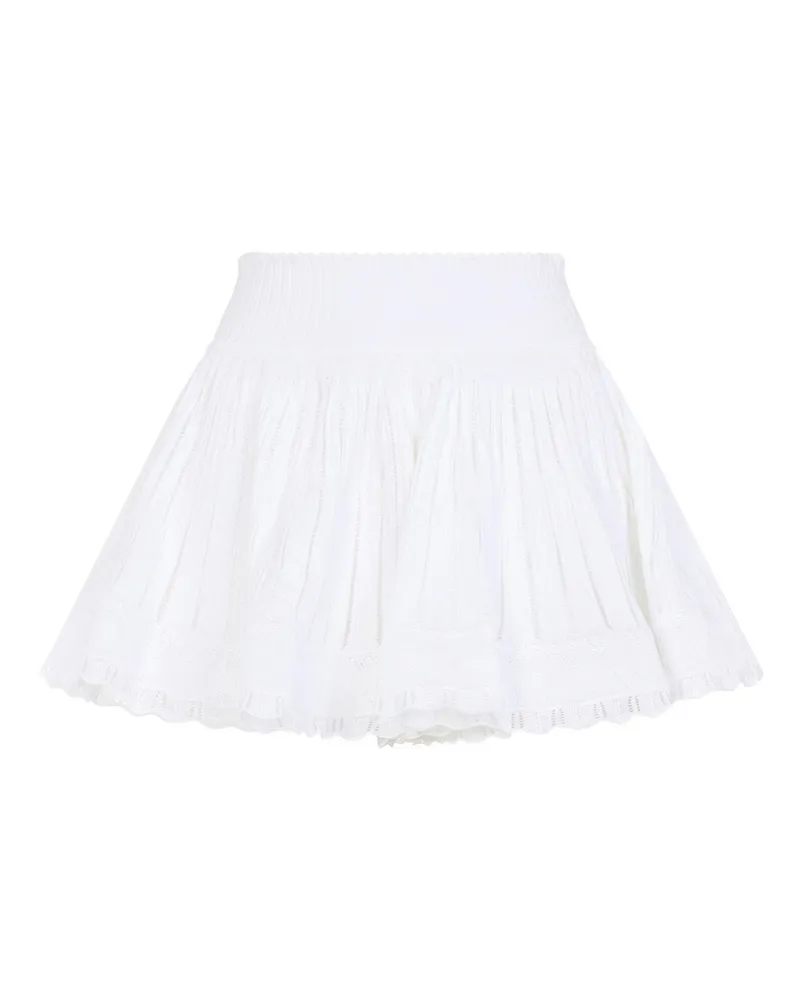 Alaïa Minirock - Weiß Weiß