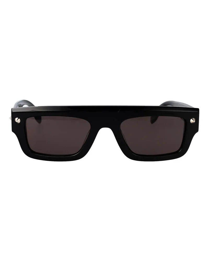 Alexander McQueen Sonnenbrille - Schwarz Schwarz