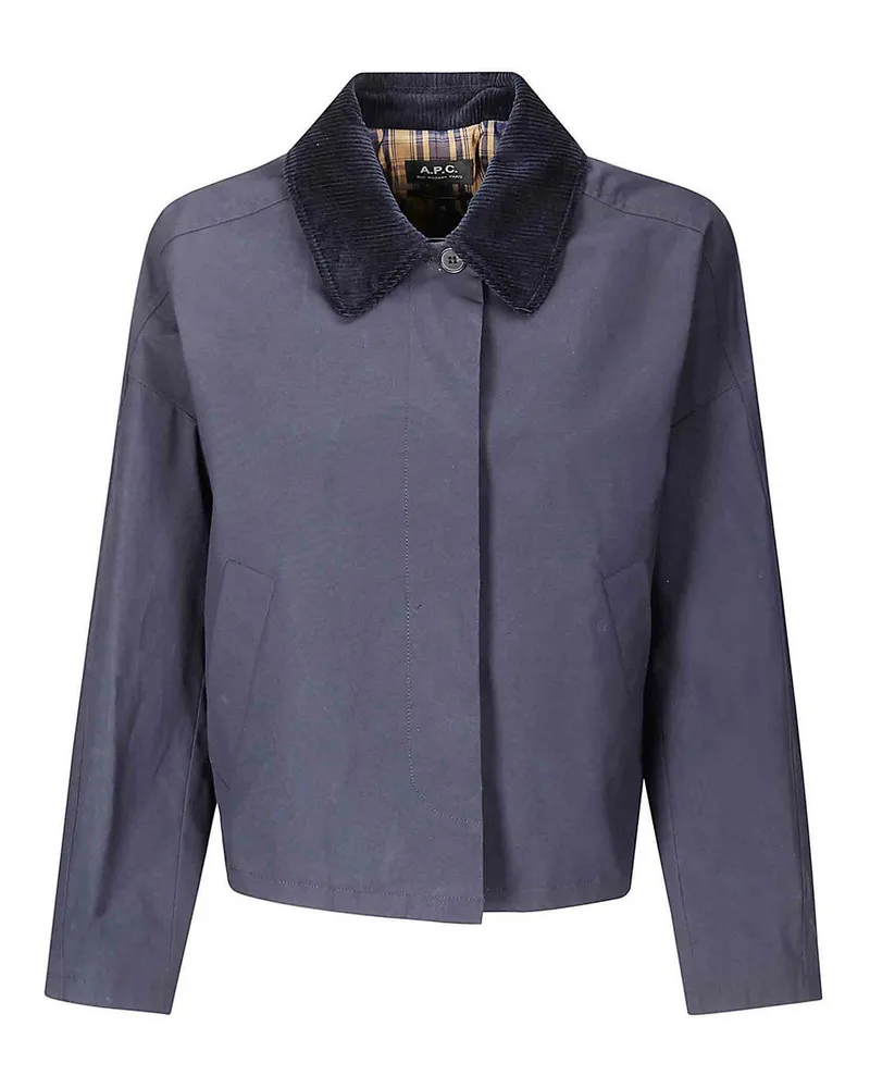 A.P.C. A. P.C. Casualjacke - Blau Blau