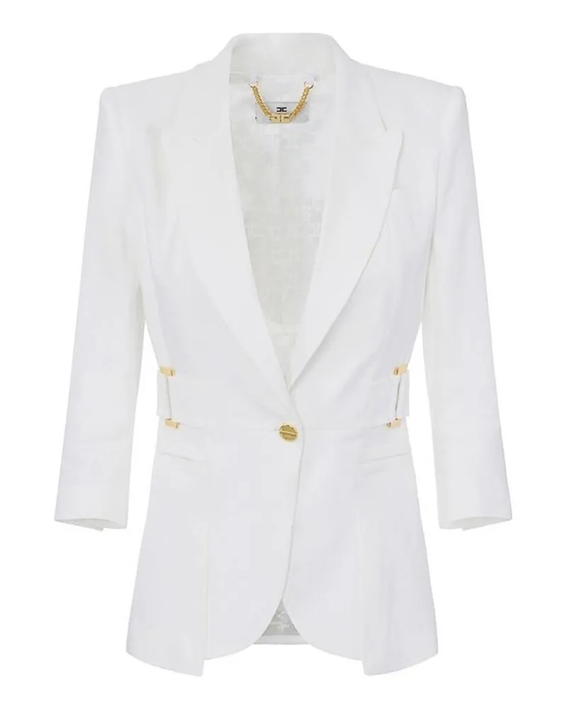 Elisabetta Franchi Blazer - Weiß Weiß