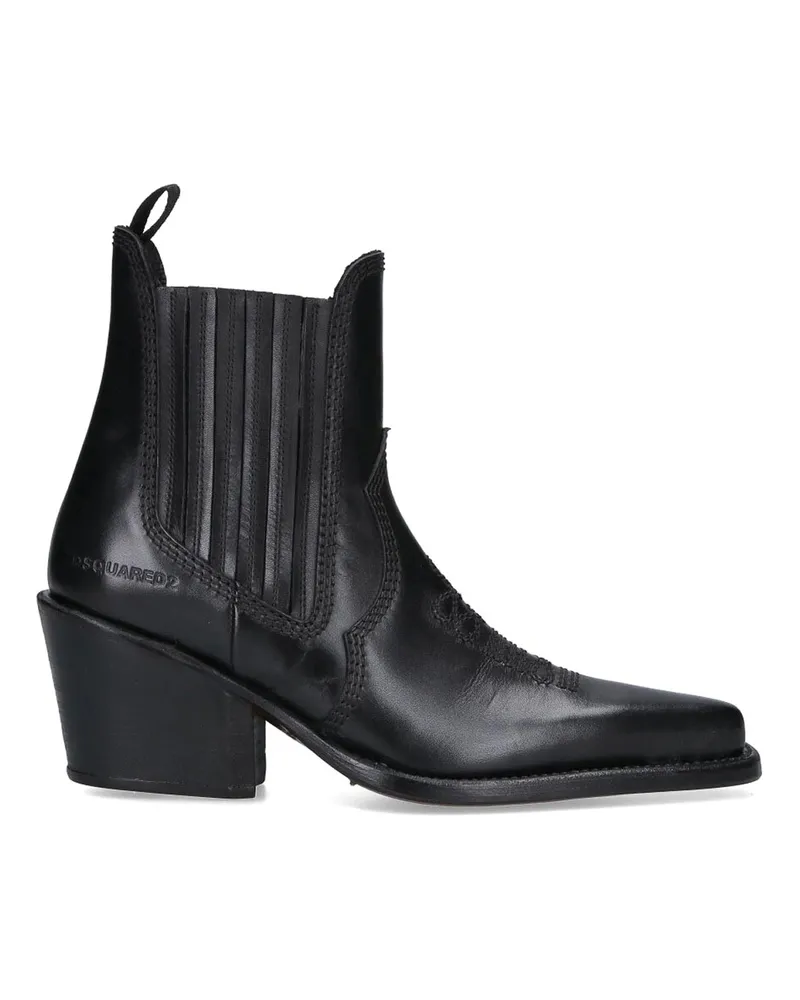 Dsquared2 Stiefeletten - Schwarz Schwarz