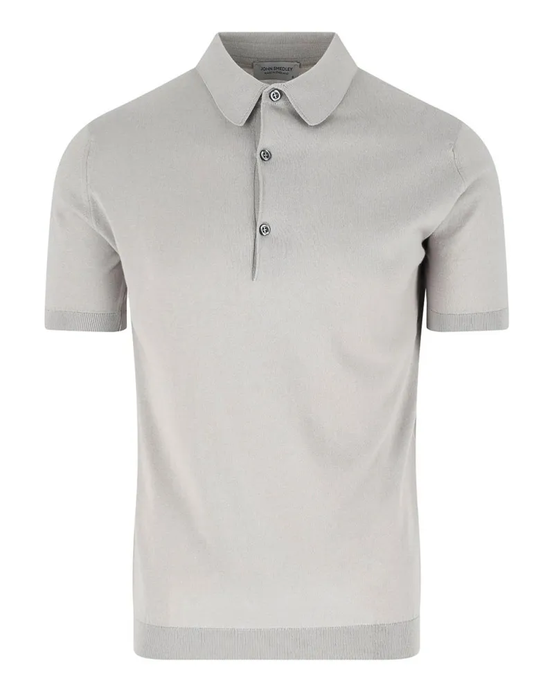 John Smedley Poloshirt - Grau Grau