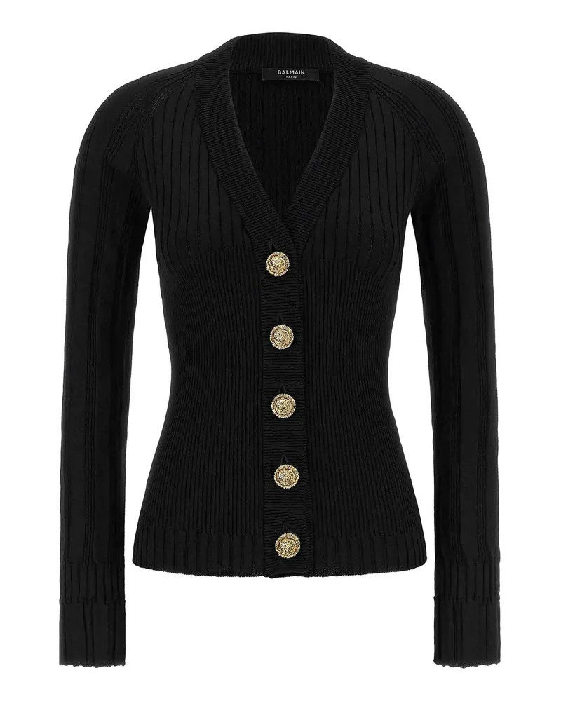 Balmain Cardigan - Schwarz Schwarz