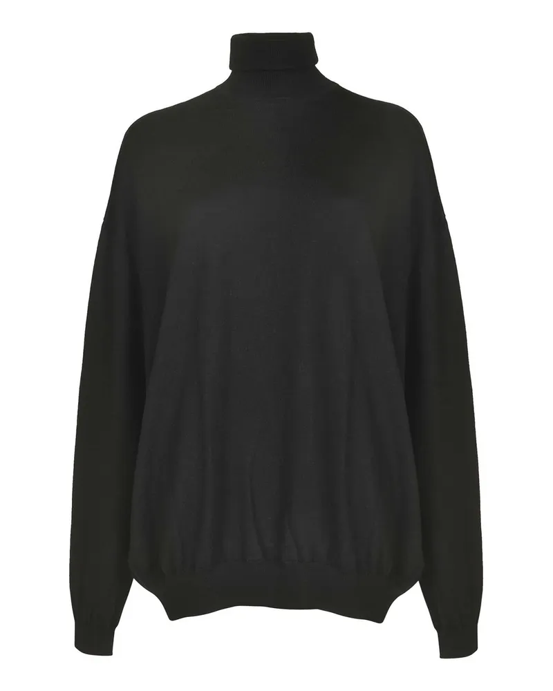Moschino Rundhalspullover - Schwarz Schwarz
