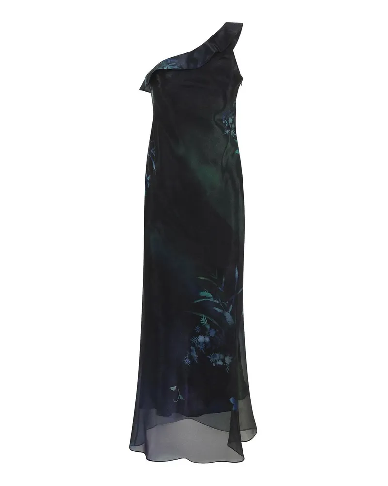 Giorgio Armani Maxikleid - Schwarz Schwarz