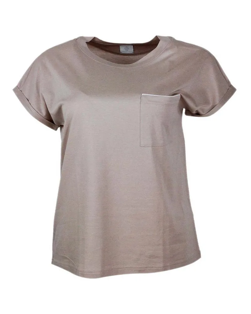 Eleventy T-Shirt - Rot Grau