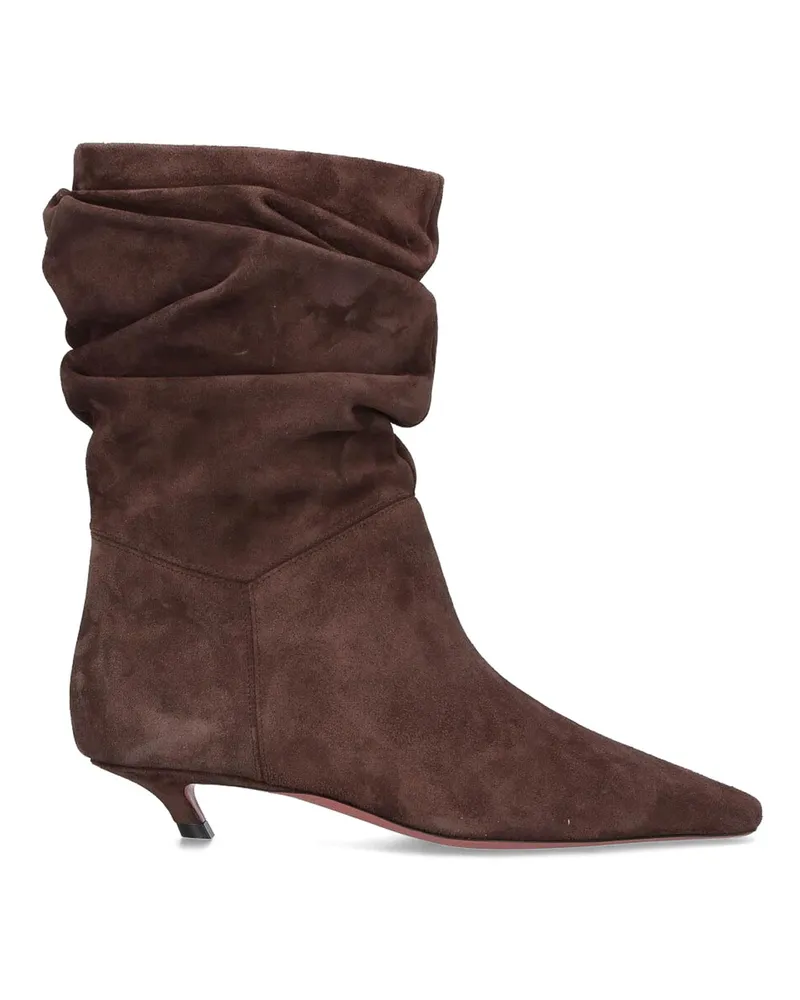 Amina Muaddi Stiefeletten - Braun Braun