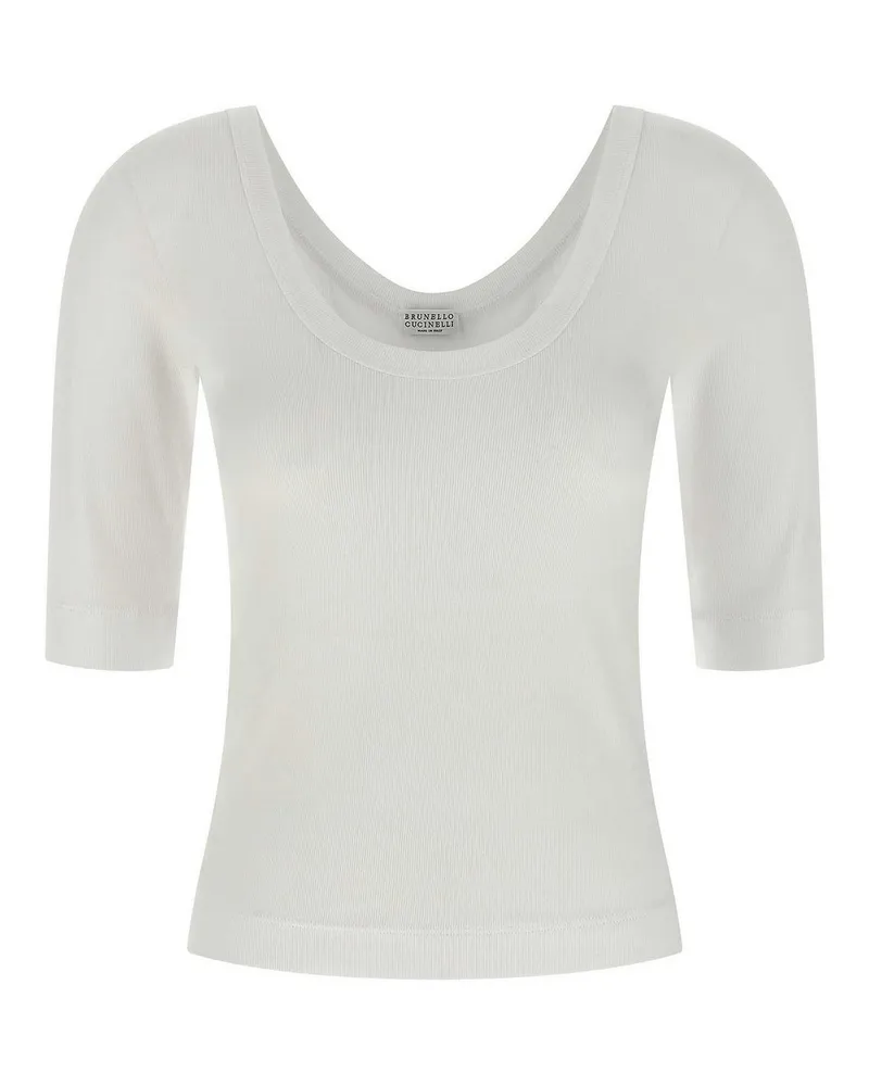 Brunello Cucinelli T-Shirt - Weiß Weiß