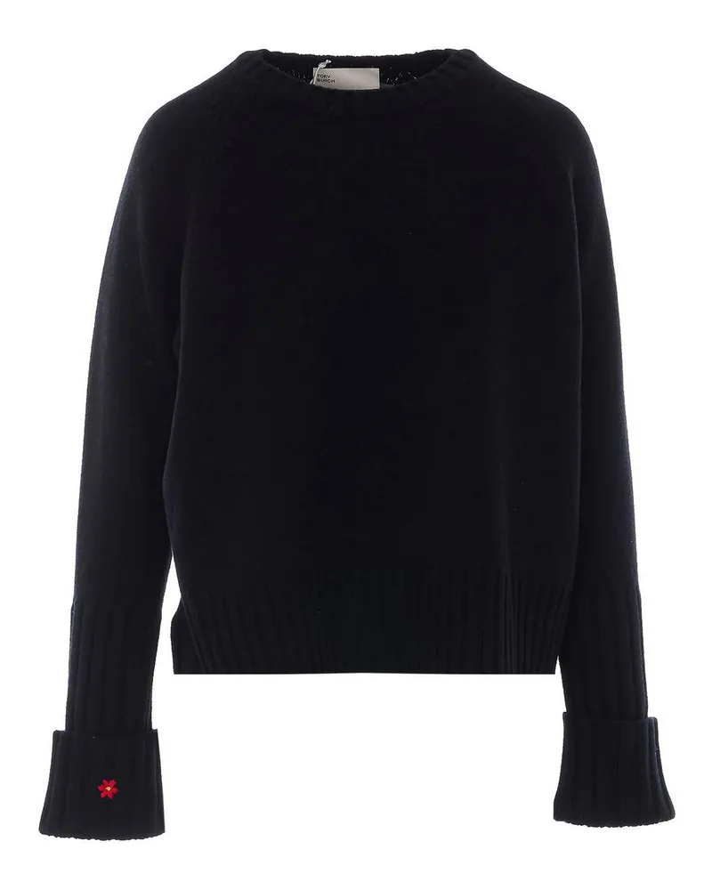 Tory Burch Rundhalspullover - Schwarz Schwarz