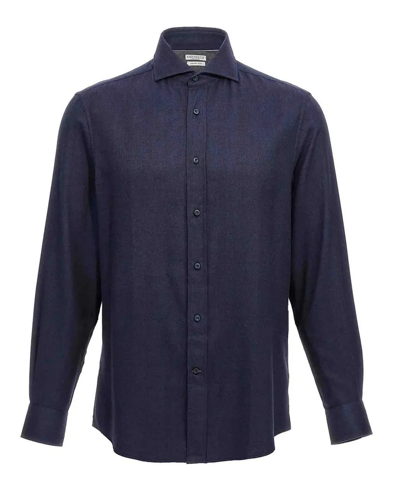 Brunello Cucinelli Hemd - Blau Blau