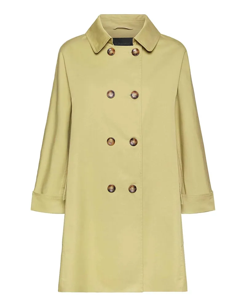 Elena Mirò Kurzer Mantel - Grün Grün