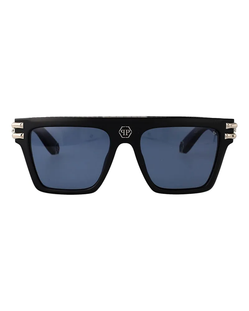 Philipp Plein Sonnenbrille - Schwarz Schwarz