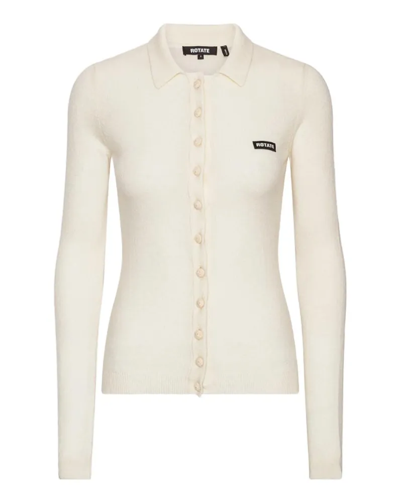 ROTATE Birger Christensen Poloshirt - Schwarz Schwarz