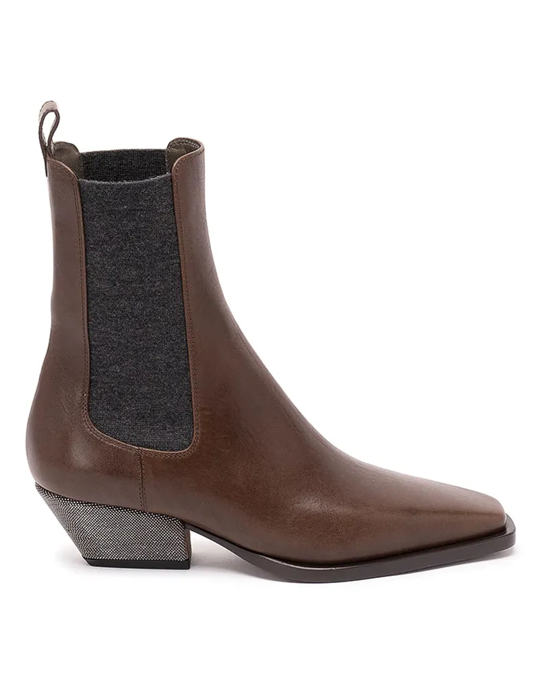 Brunello Cucinelli Stiefeletten - Braun Braun