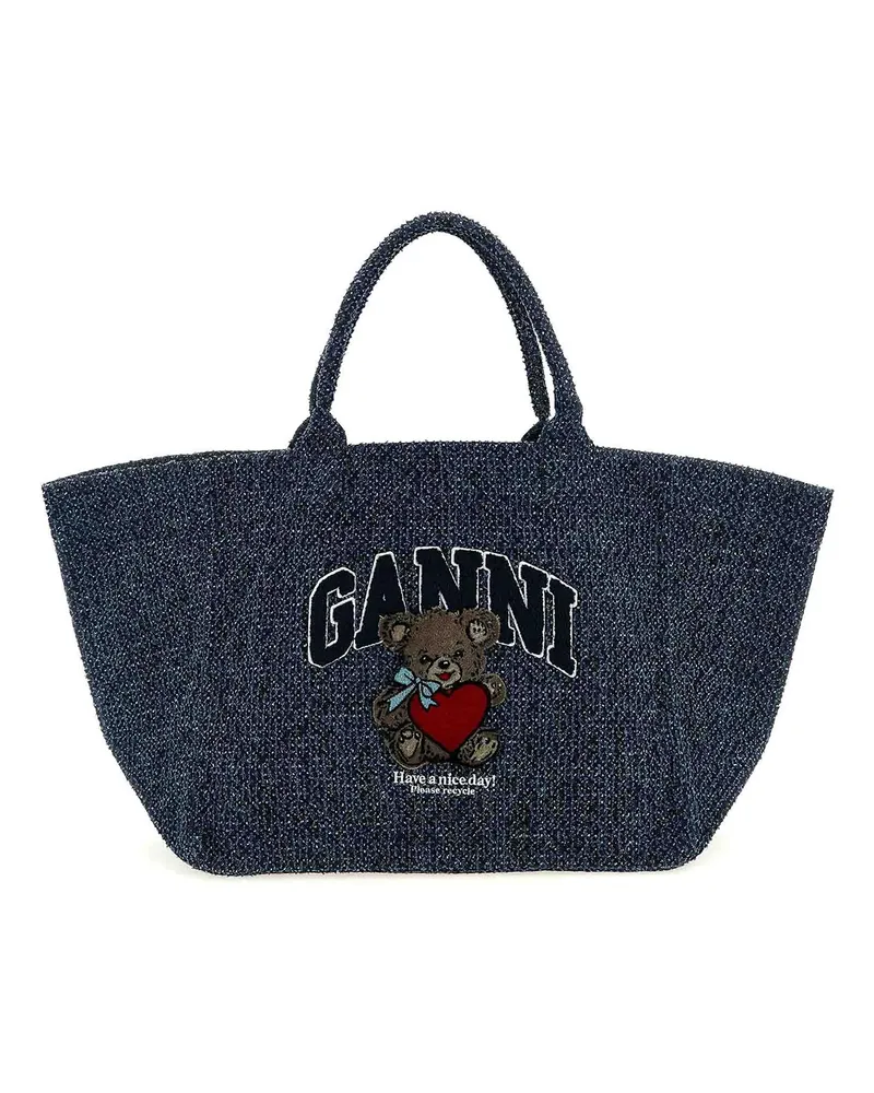Ganni Shopper - Blau Blau