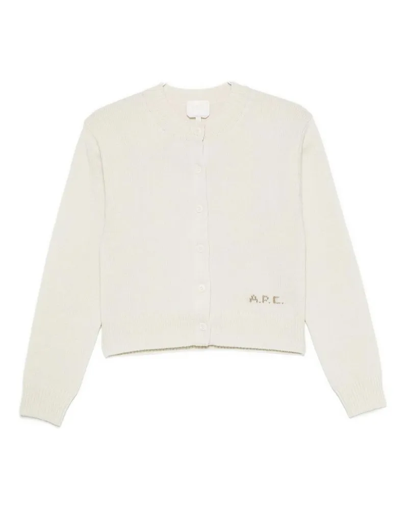 A.P.C. A. P.C. Cardigan - Weiß Weiß