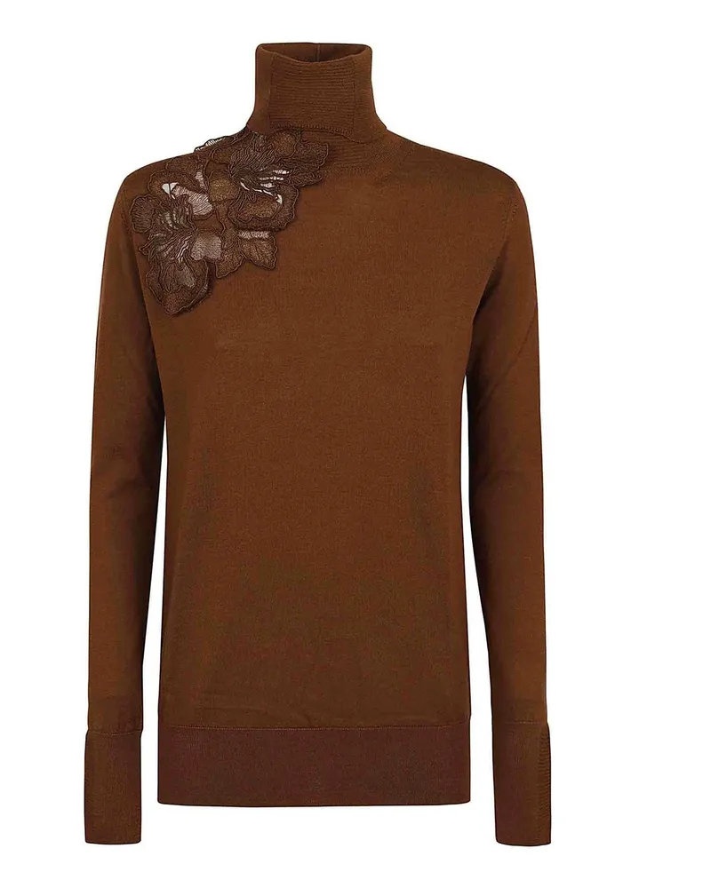 Ermanno Scervino Rollkragenpullover - Schwarz Braun