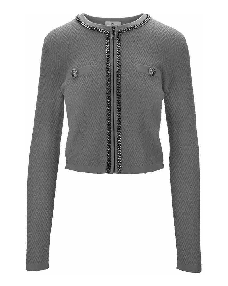 Elisabetta Franchi Cardigan - Grau Grau