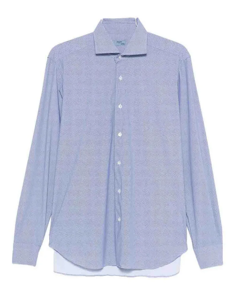 BARBA Hemd - Blau Blau