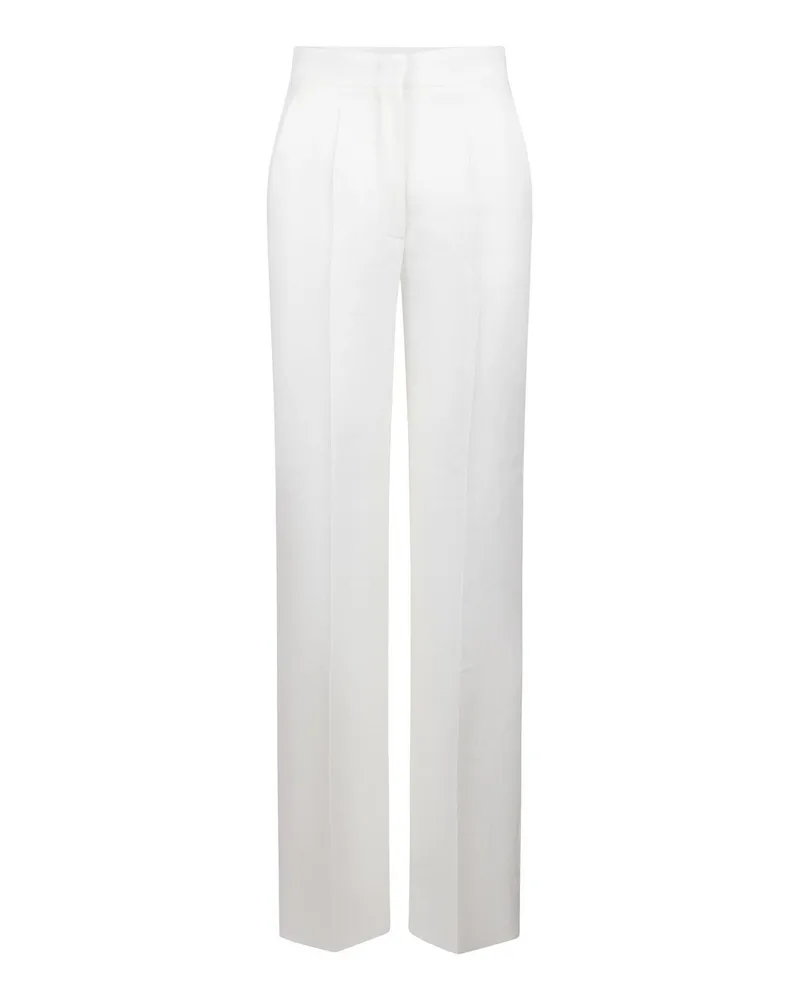 Max Mara Casual Hose - Weiß Weiß