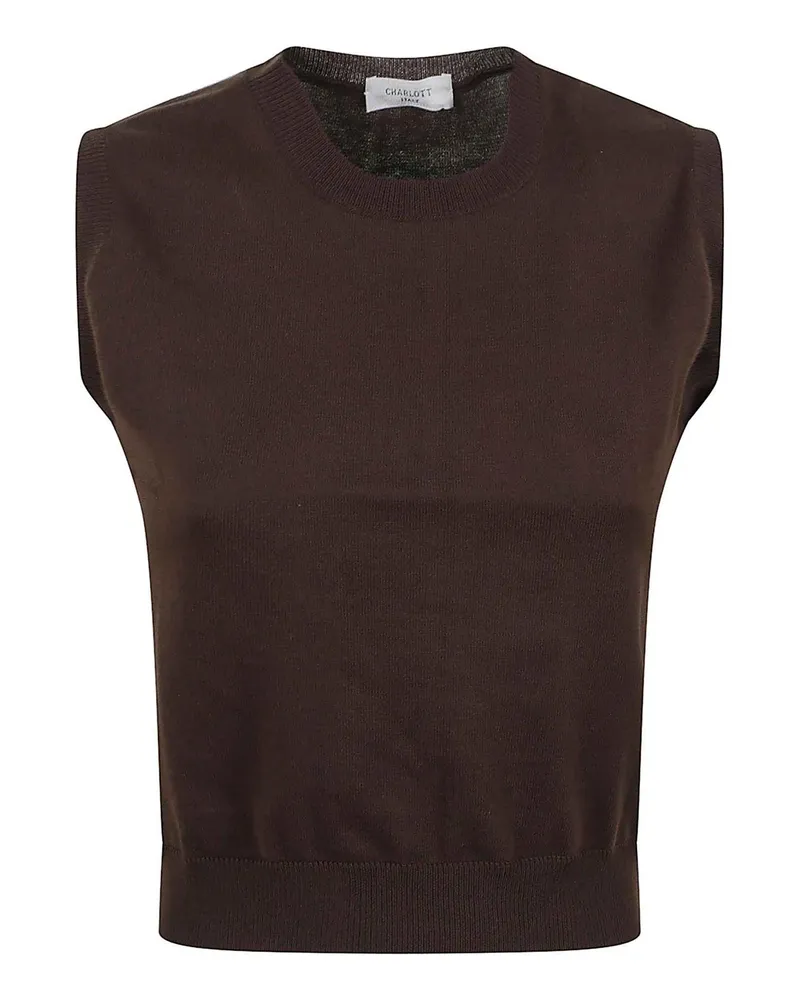 Charlott Top - Dunkelbraun Dunkelbraun