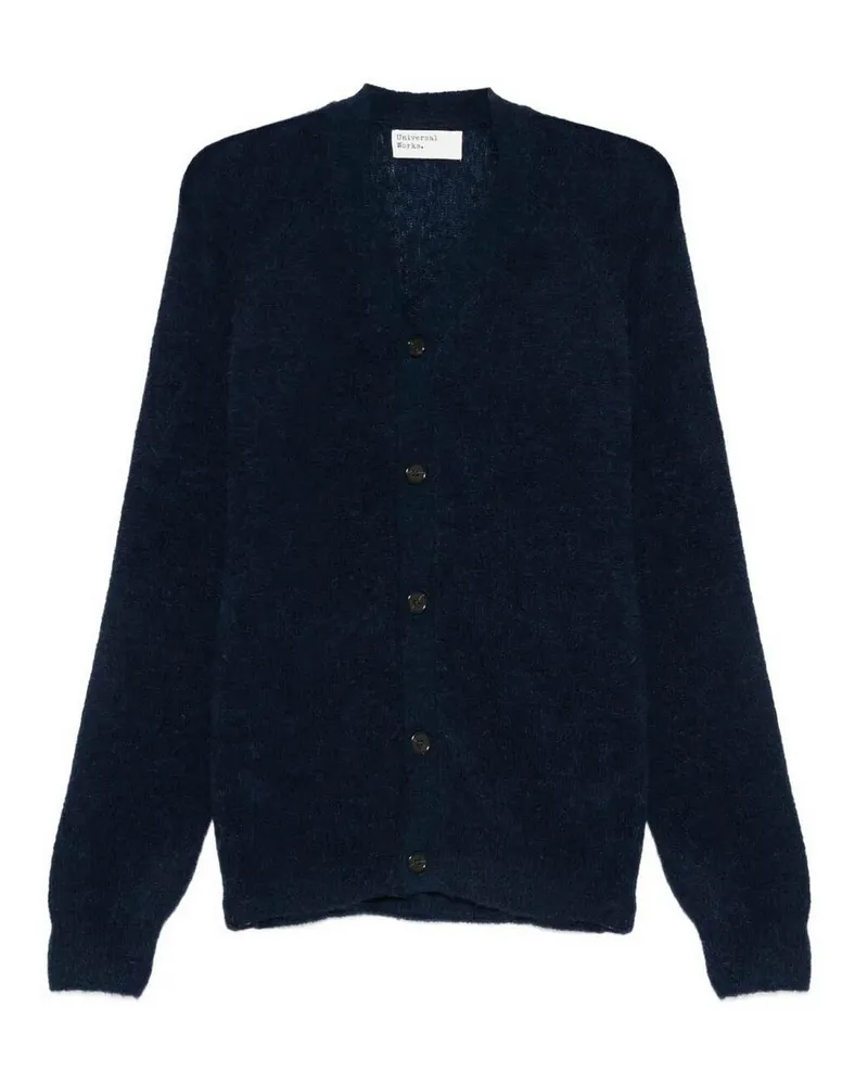 Universal Works Cardigan - Dunkelblau Dunkelblau