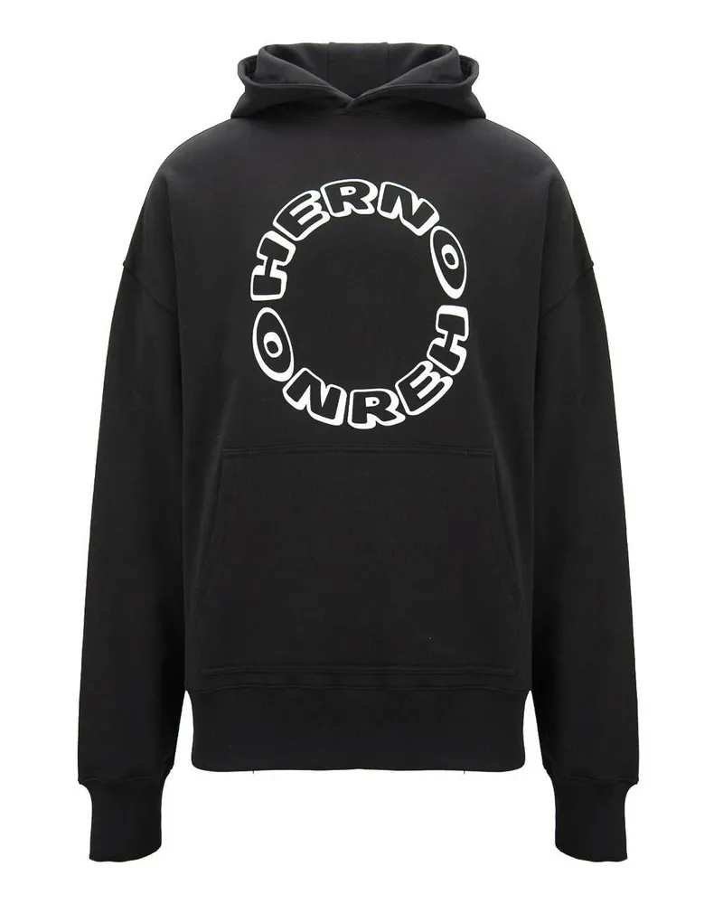 Herno Sweatshirt - Schwarz Schwarz