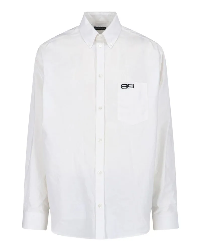 Balenciaga Hemd - Weiß Weiß