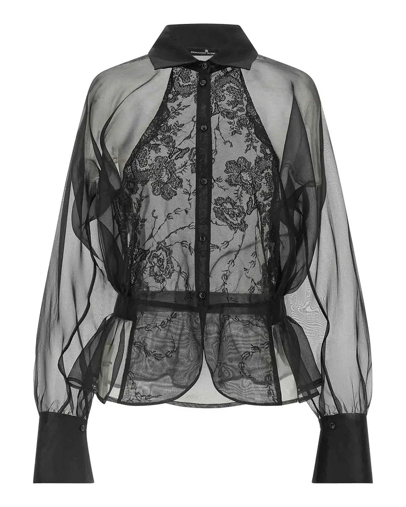 Ermanno Scervino Hemd - Schwarz Schwarz