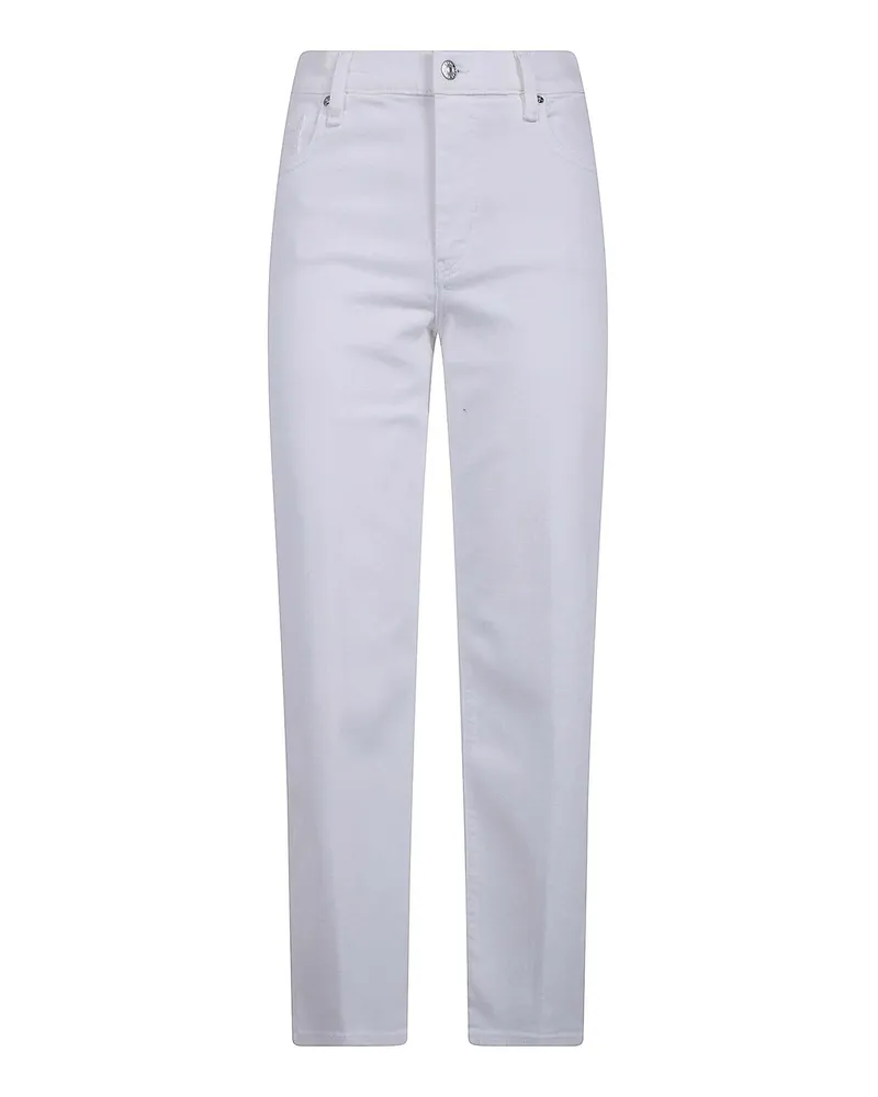 Frame Denim Straight Leg Jeans - Weiß Weiß