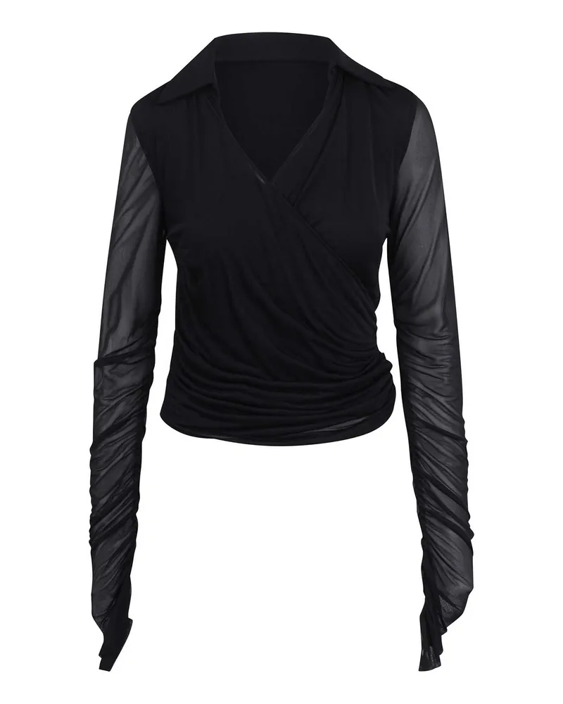 Max Mara Bluse - Schwarz Schwarz