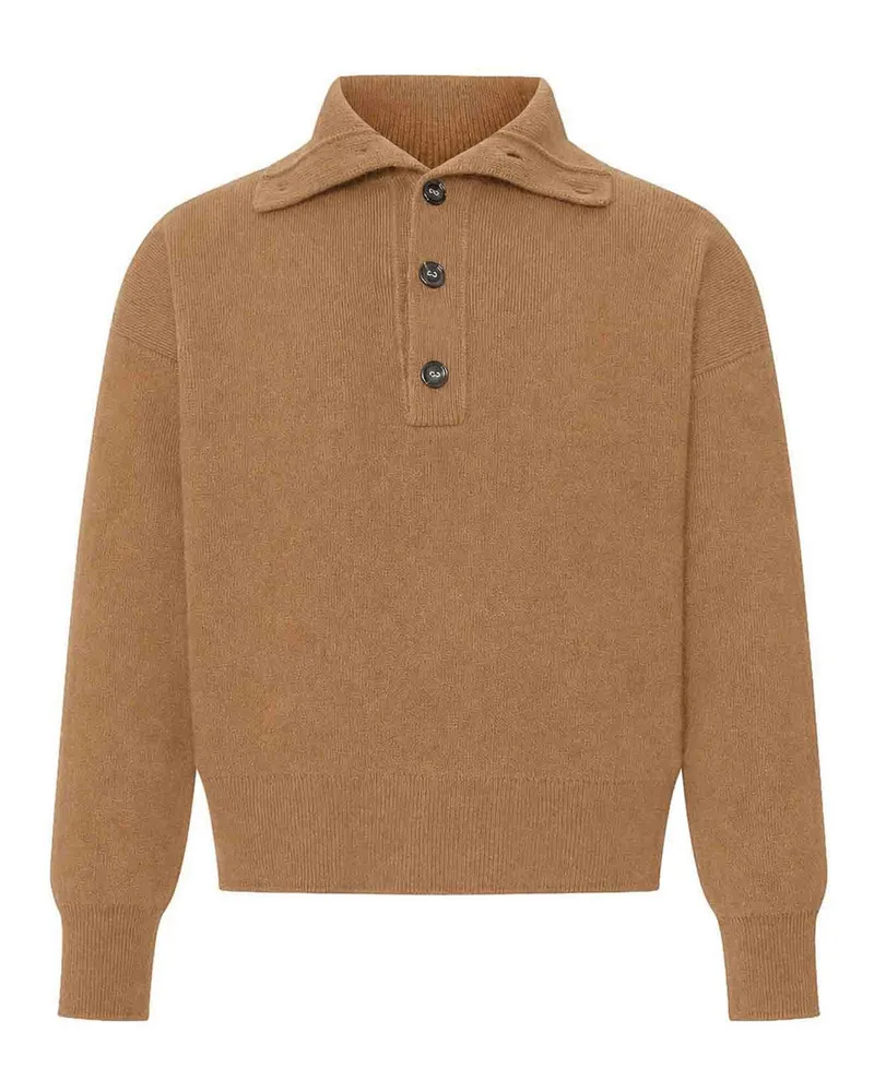 AMI Paris Poloshirt - Braun Braun