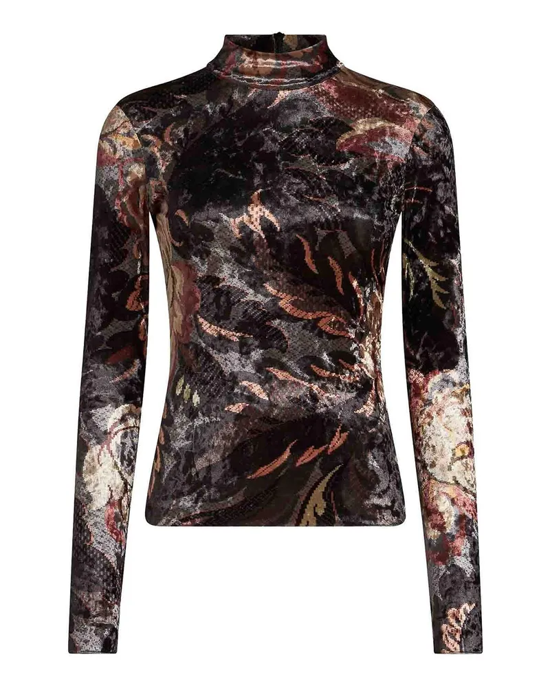 Etro Top - Grau Grau