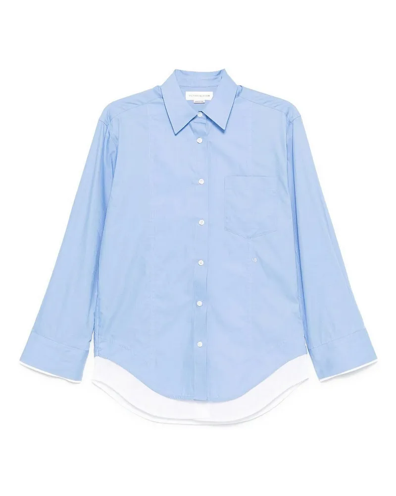 Victoria Beckham Hemd - Hellblau Hellblau