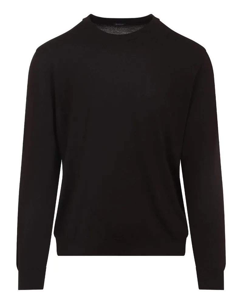 Kiton Rundhalspullover - Braun Braun