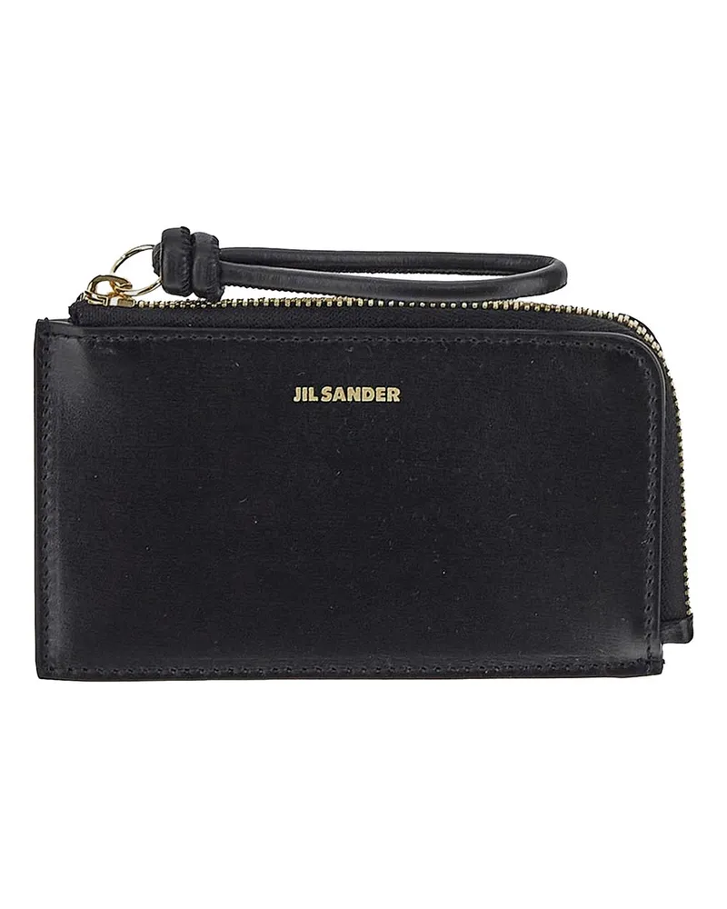 Jil Sander Portemonnaie - Schwarz Schwarz