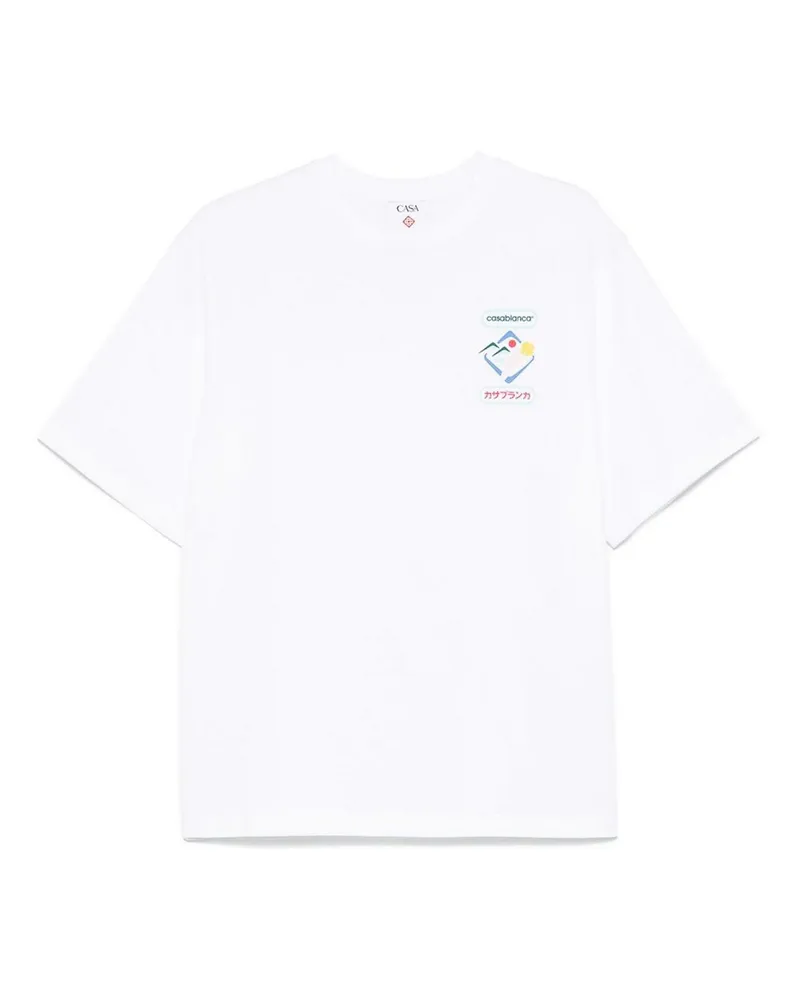 Casablanca Paris T-Shirt - Weiß Weiß