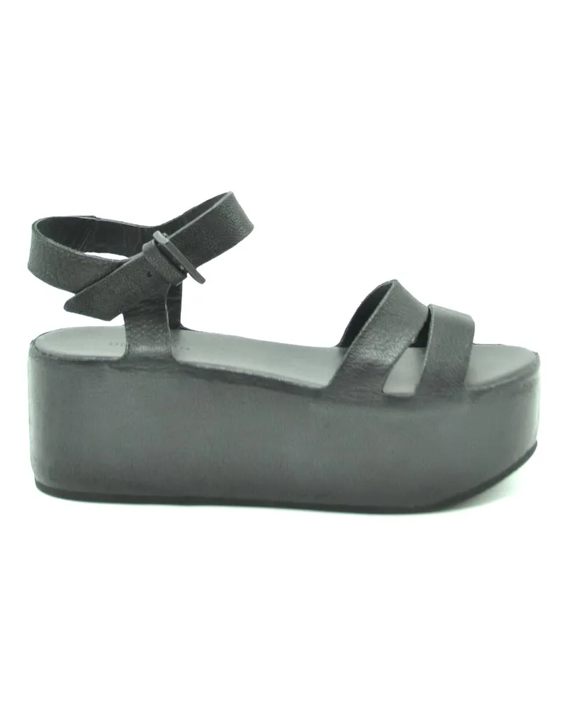Fabrizio del Carlo Sandalen - Schwarz Schwarz