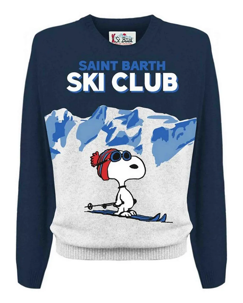 MC2 Saint Barth Rundhalspullover - Dunkelblau Dunkelblau
