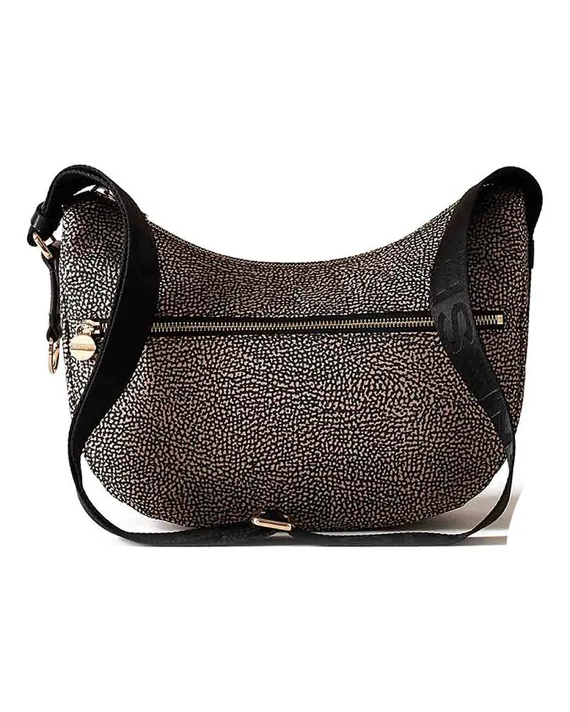 Borbonese Schultertasche - Schwarz Schwarz