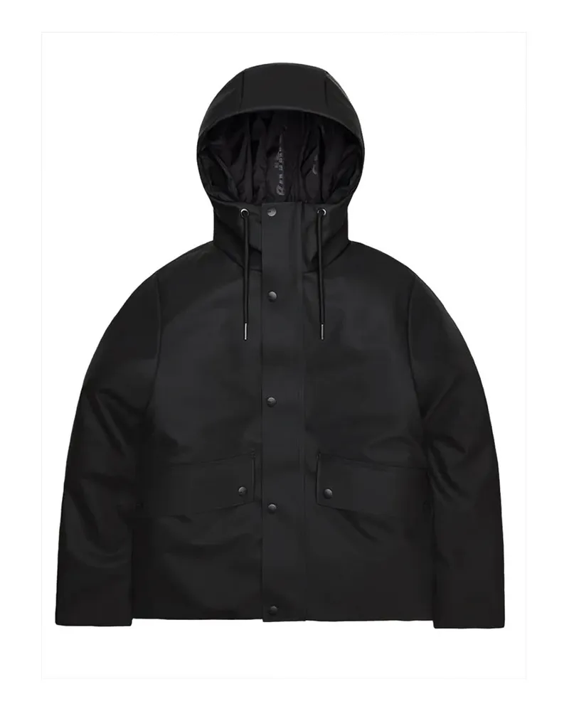 RAINS Parka - Schwarz Schwarz