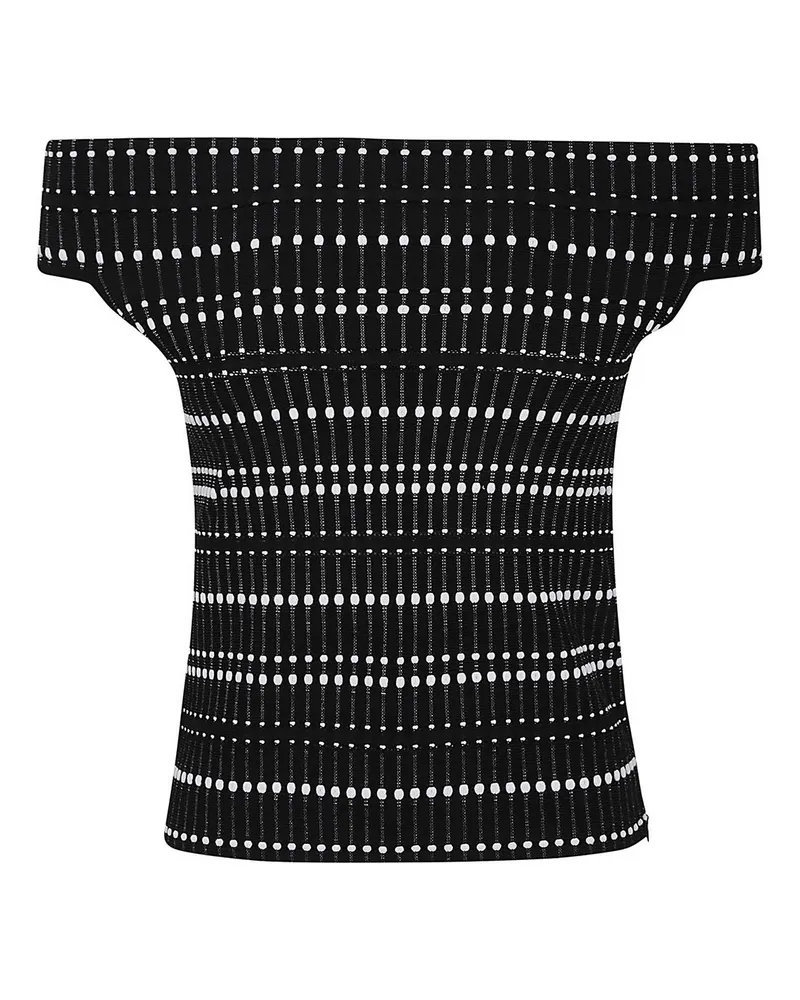Alexander McQueen Top - Schwarz Schwarz