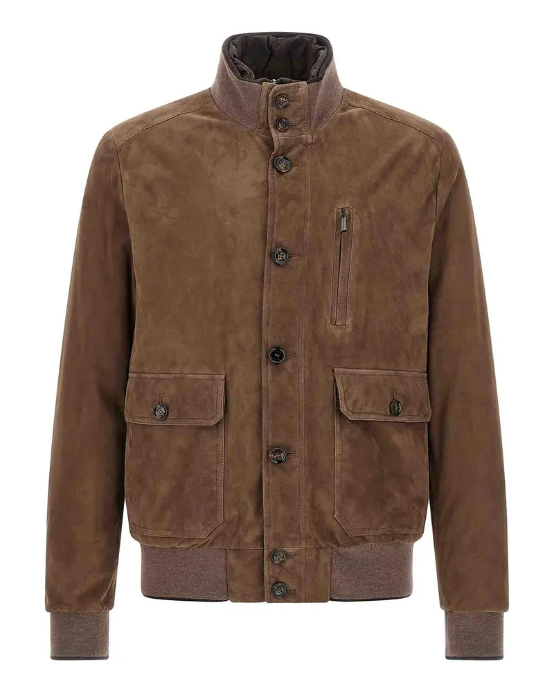 MOORER Casualjacke - Braun Braun