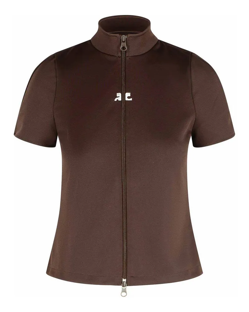 Courrèges T-Shirt - Braun Braun