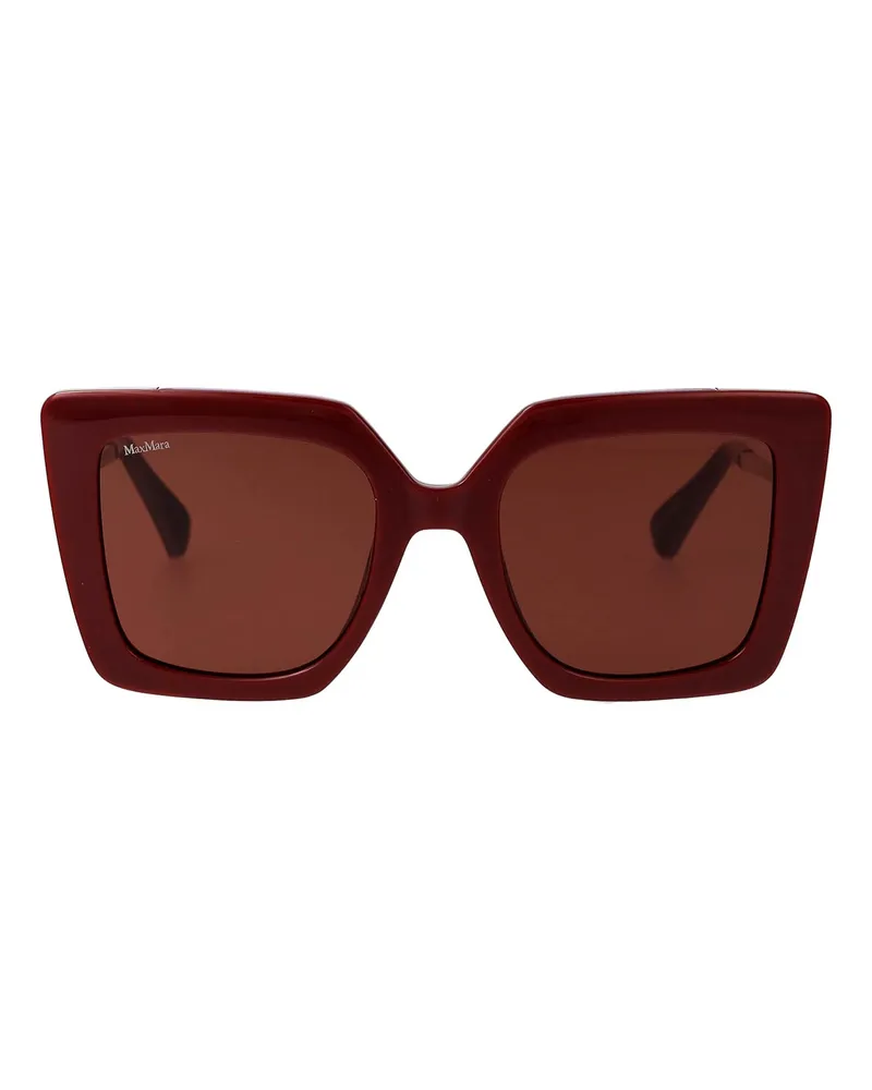 Max Mara Sonnenbrille - Dunkelrot Dunkelrot