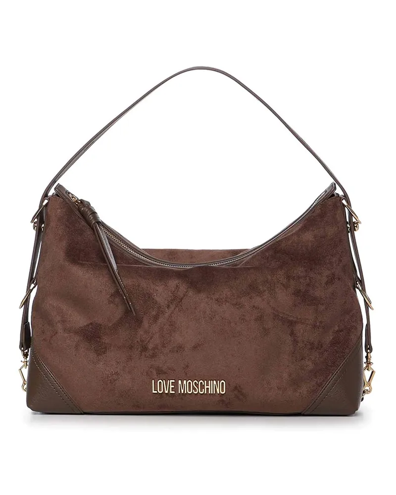 Moschino Schultertasche - Braun Braun