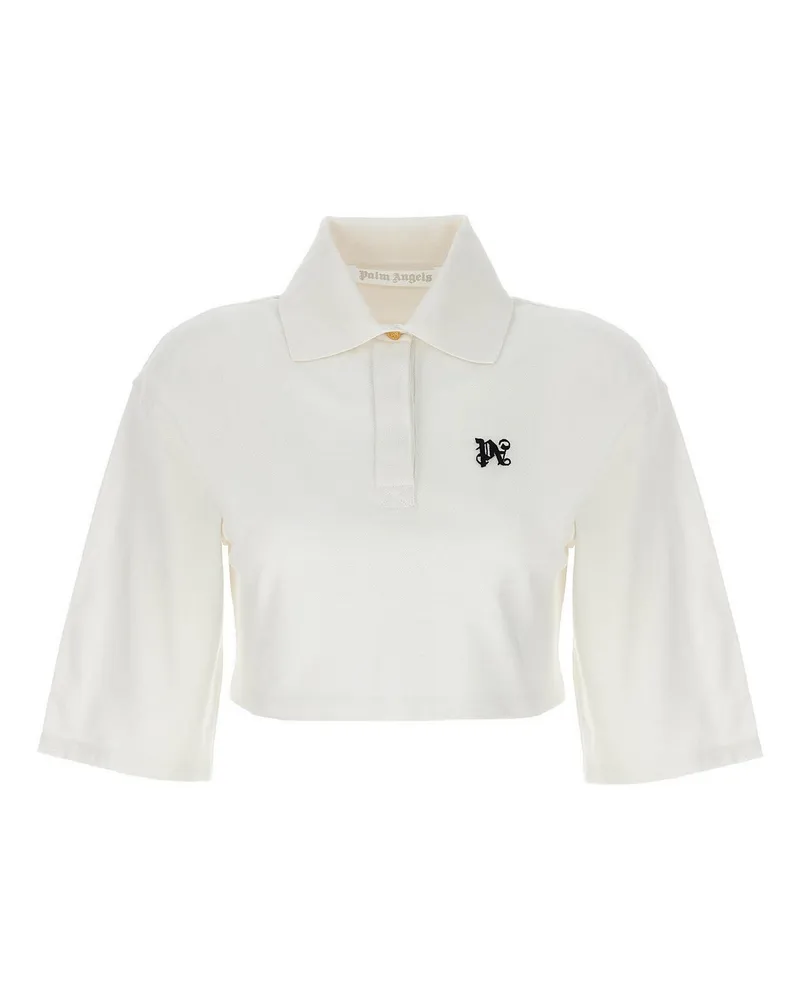 Palm Angels Poloshirt - Weiß Weiß