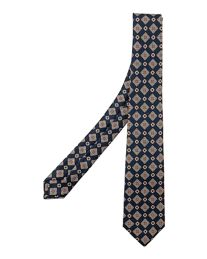 Kiton Krawatte - Blau Blau