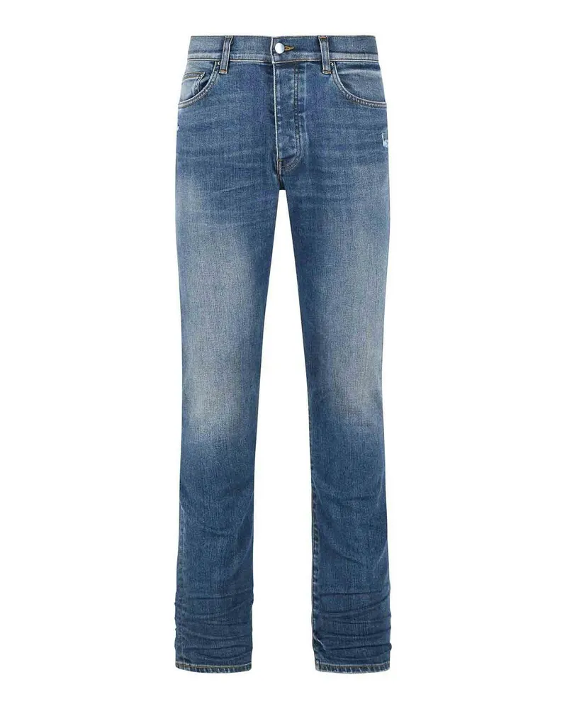Amiri Straight Leg Jeans - Blau Blau