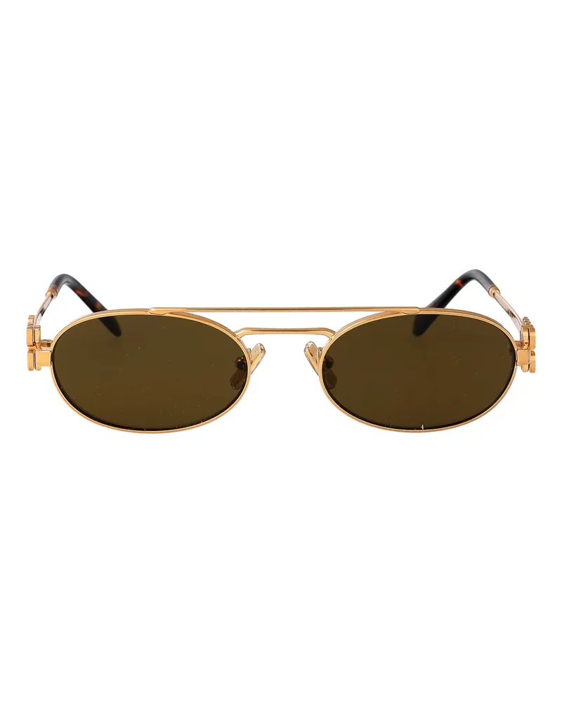 Miu Miu Sonnenbrille - Gold Gold